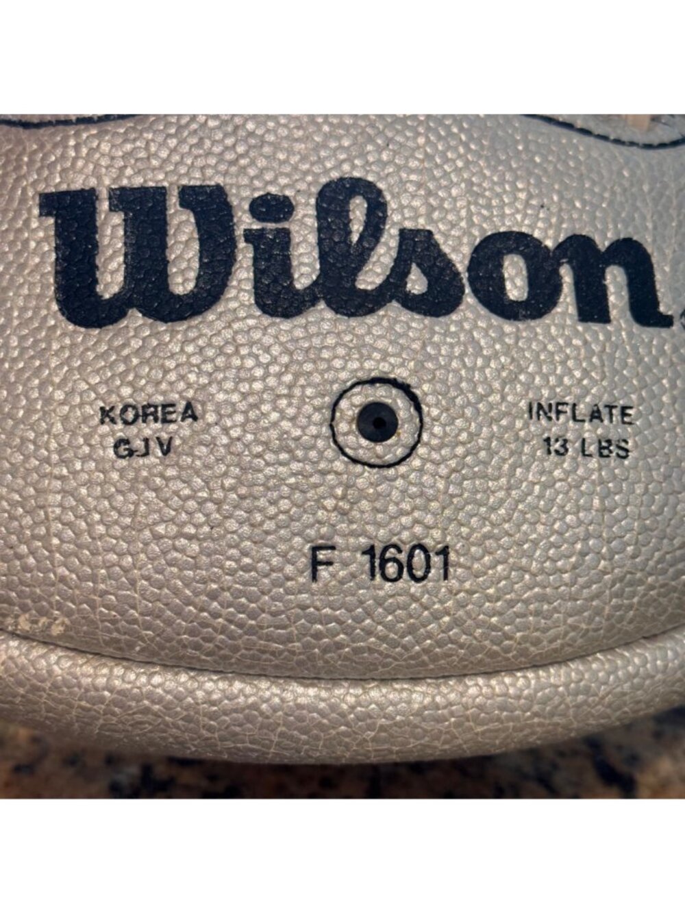 Wilson Coors Light Silver Bullet Football F-1601 Breweriana Beer Korea Vtg 1990s - Picture 10 of 13